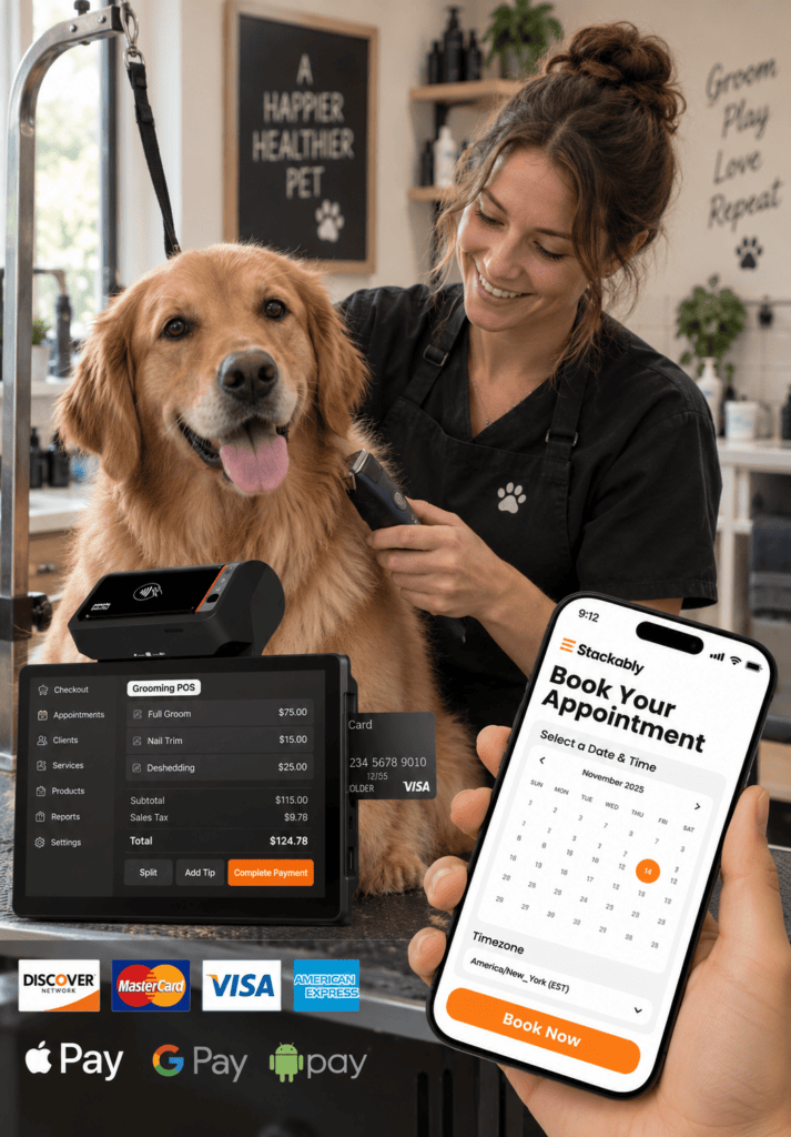 Image of Pet Grooming Salon No Credit Card Processing Fees from Groomer Stack Software